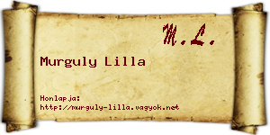 Murguly Lilla névjegykártya
